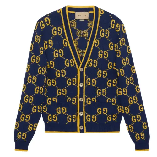 GUCCI SS23 Sweater Men's Marine Blue