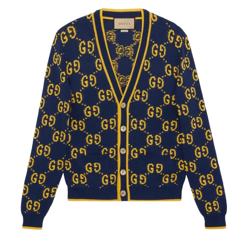 GUCCI SS23 Sweater Men's Marine Blue