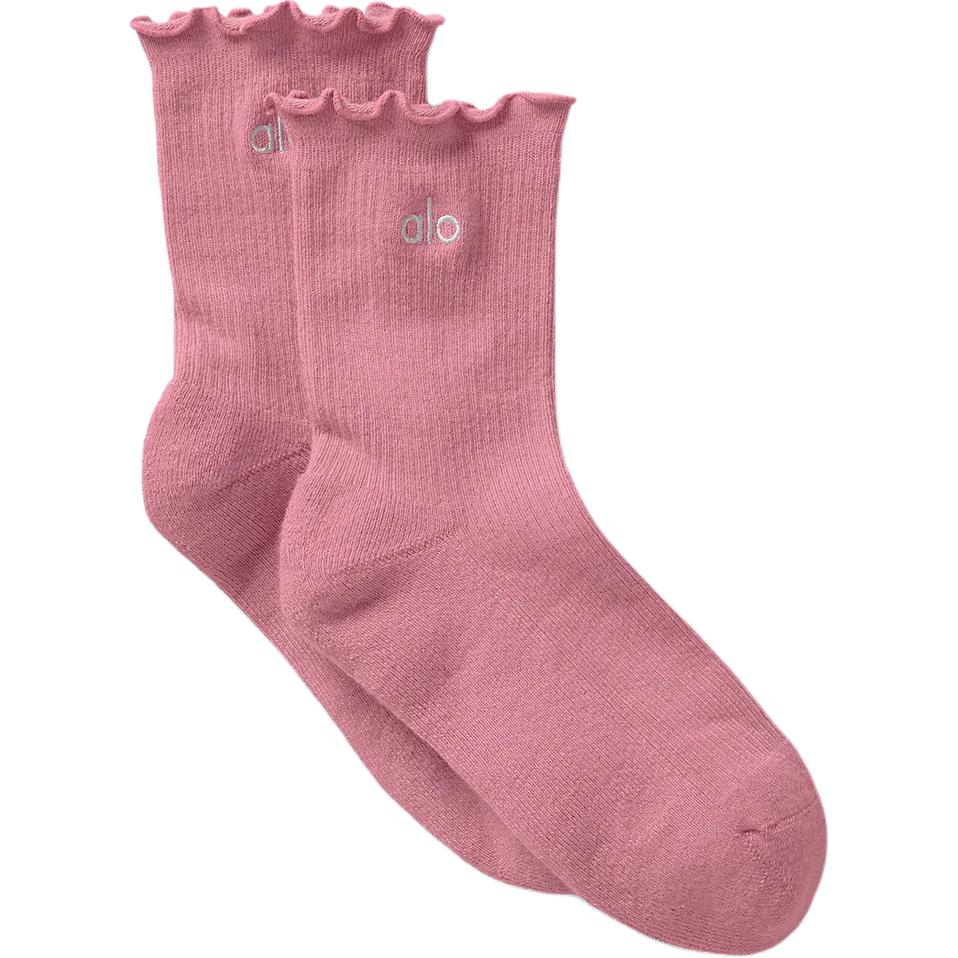 Alo Yoga Lettuce Edge Sock Crew Socks Women’s