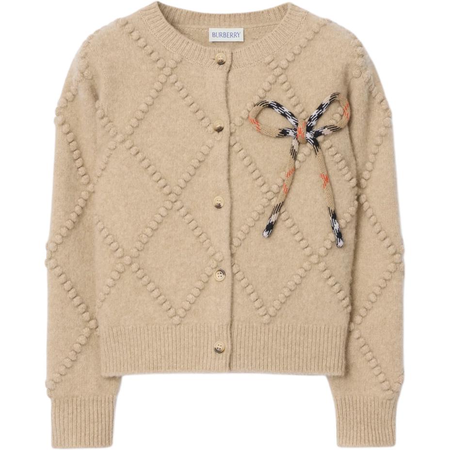 Женская кофта Burberry Burberry (бежевая в клетку)