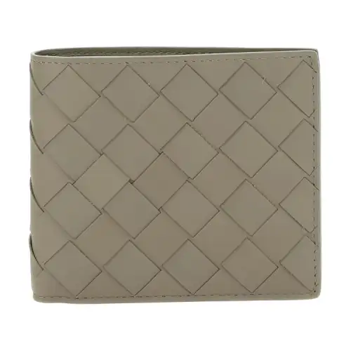 Bottega Veneta Calfskin Wallet Men's Beige