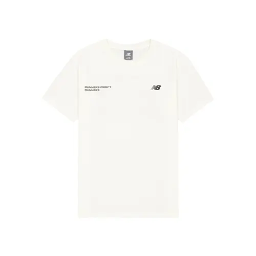 New Balance T Shirt Men's Ivory White