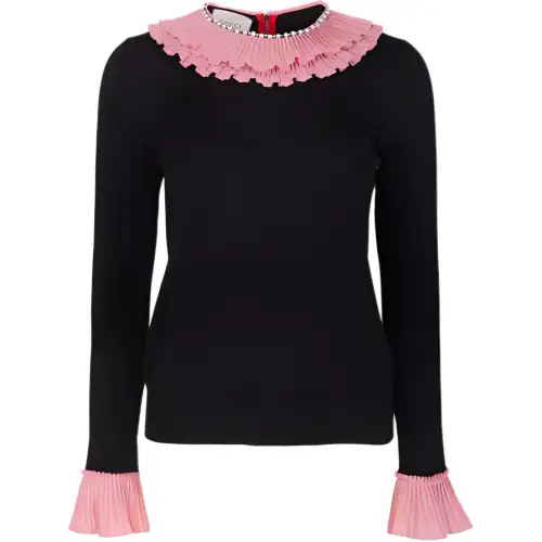 GUCCI Slim Fit Sweater Women's Black