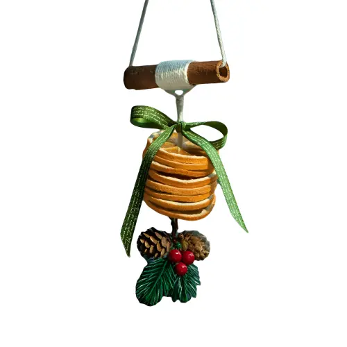 Ruixinnuo Christmas decoration pendant orange car hanging atmosphere Christmas Eve car perfume aromatherapy universal