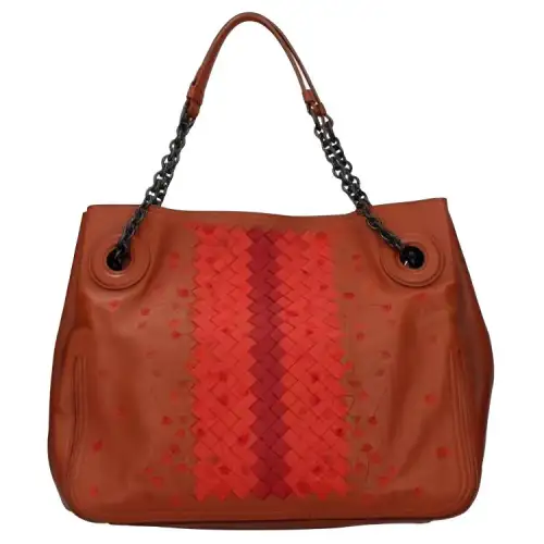 Bottega Veneta Leather Handbag Medium Women's