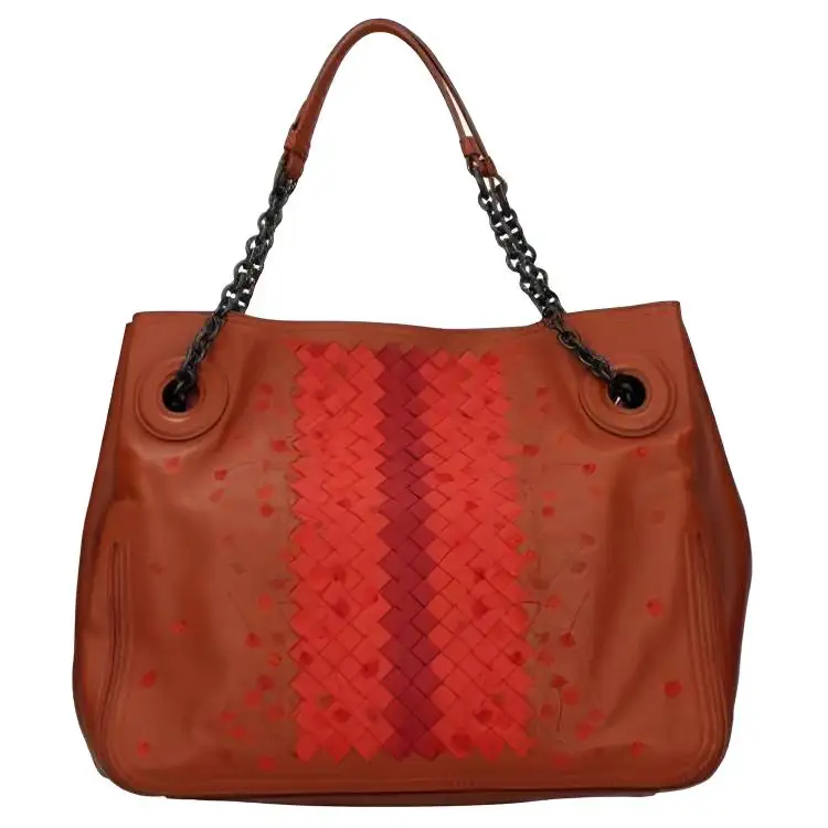 Bottega Veneta Leather Handbag Medium Women's