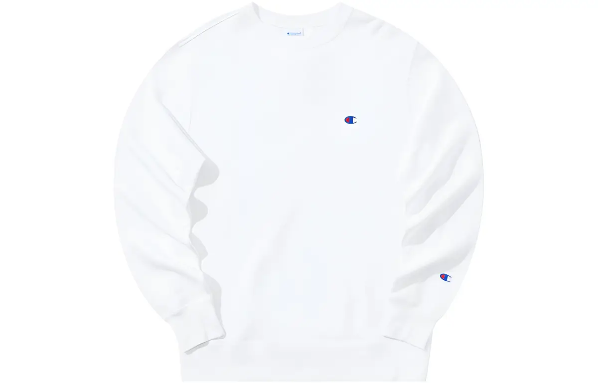Champion Small C Embroidery Fleece Lined, Japan Version Fashion Comfortable Versatile Pullover Casual Crew Neck