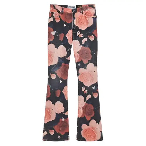 LOEWE Jeans Men's Multicolor Moderate Straight Fit Pants