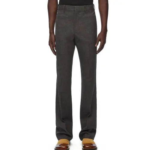 LOEWE Casual Pants Men's Gray Moderate Flared Pants