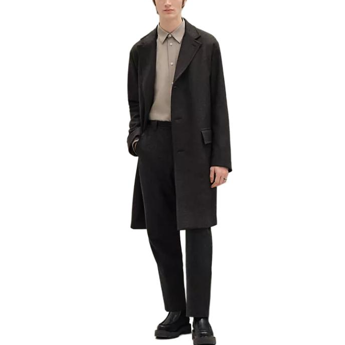 Мужское пальто Hermes FW25 (серое)