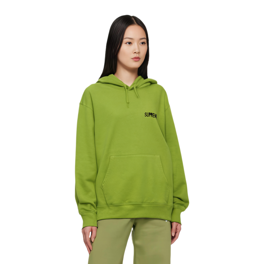 Худи Supreme Restless Youth Hooded Sweatshirt (черный) — фото 12