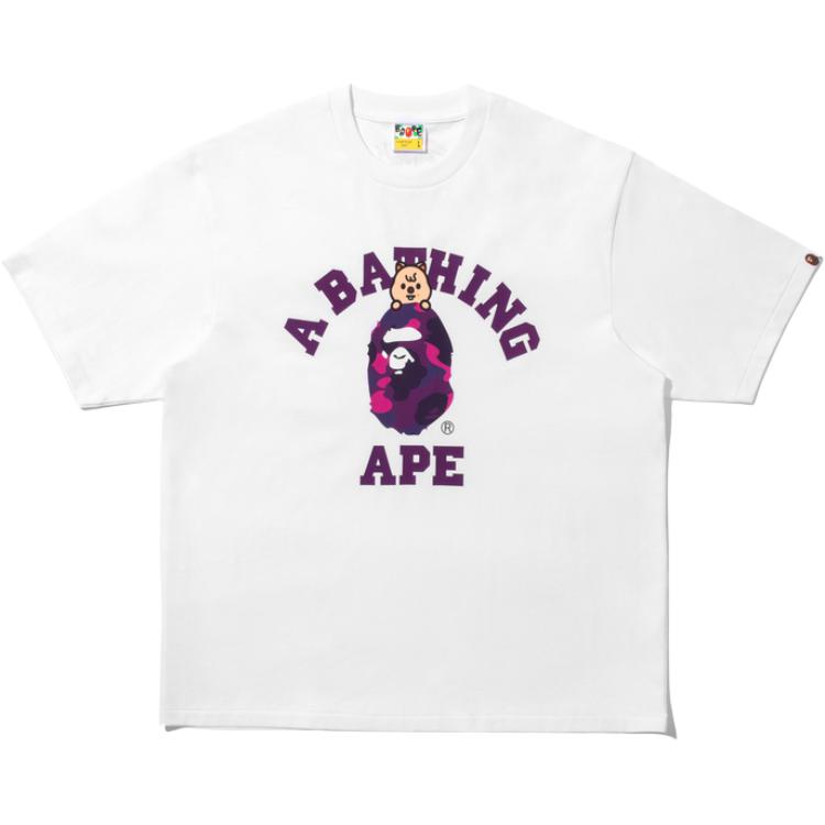 Футболка A BATHING APE × Stray Kids (камуфляжная)