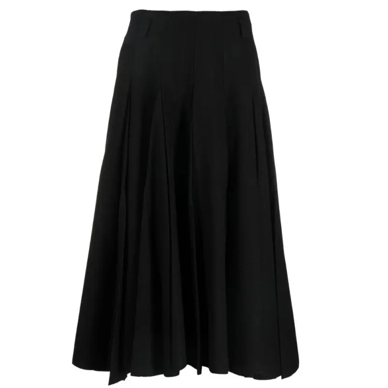 PRADA FW22 Casual Long Skirt Women's Black