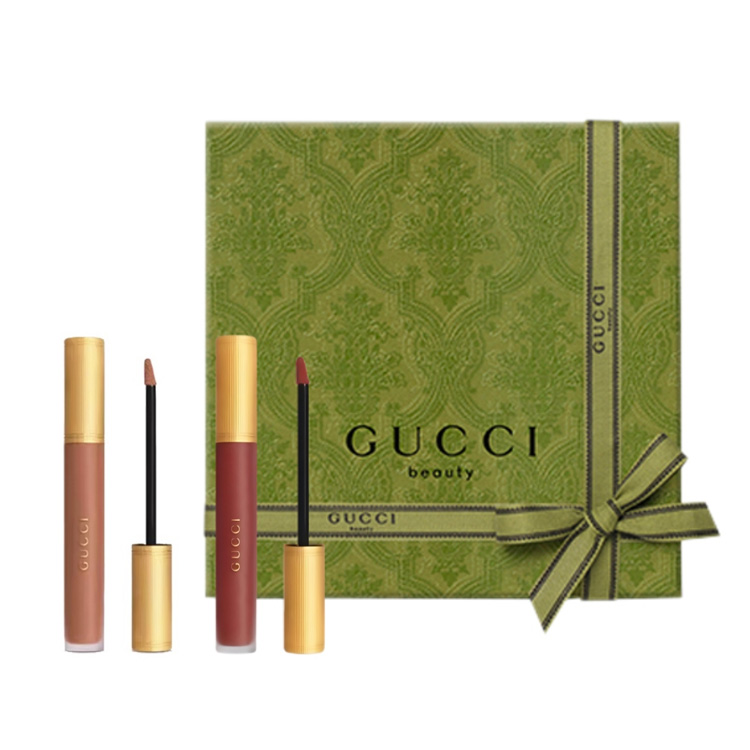 Набор губных помад Gucci (коричневый)