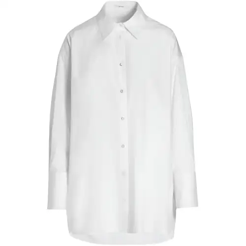 THE ROW Shirts Women's White Lapel Moderate