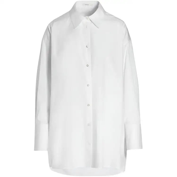 THE ROW Shirts Women's White Lapel Moderate
