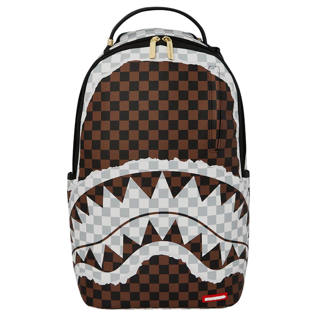 Рюкзак SPRAYGROUND Shark Legacy (бело-коричневый)