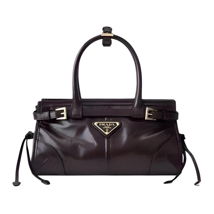 Женская сумка Prada Bonnie (темно-коричневая)