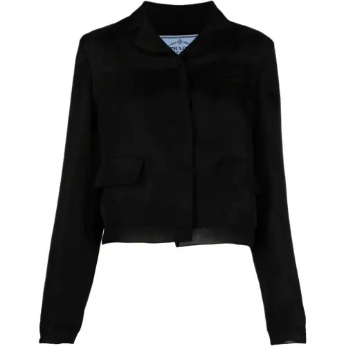 PRADA Jackets Women's Black Moderate