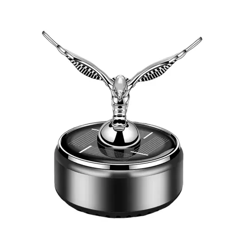 Perfumed rotating perfume for auto solar-powered, universal aromatherapy
