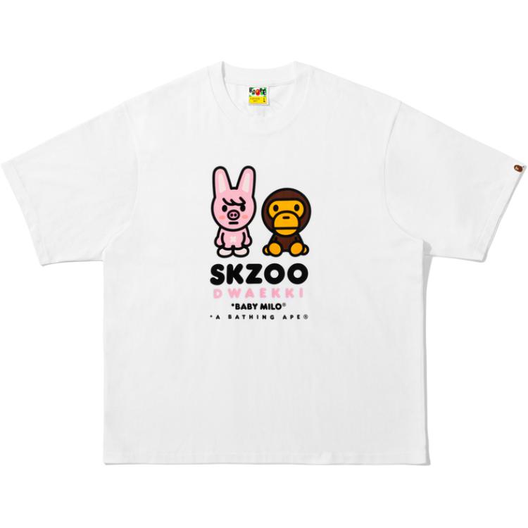 Футболка A BATHING APE x Stray Kids (черная)