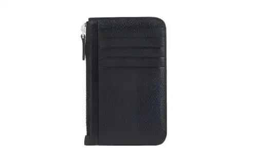 Balenciaga ESSENTIAL Cow Leather Wallet Women's Black