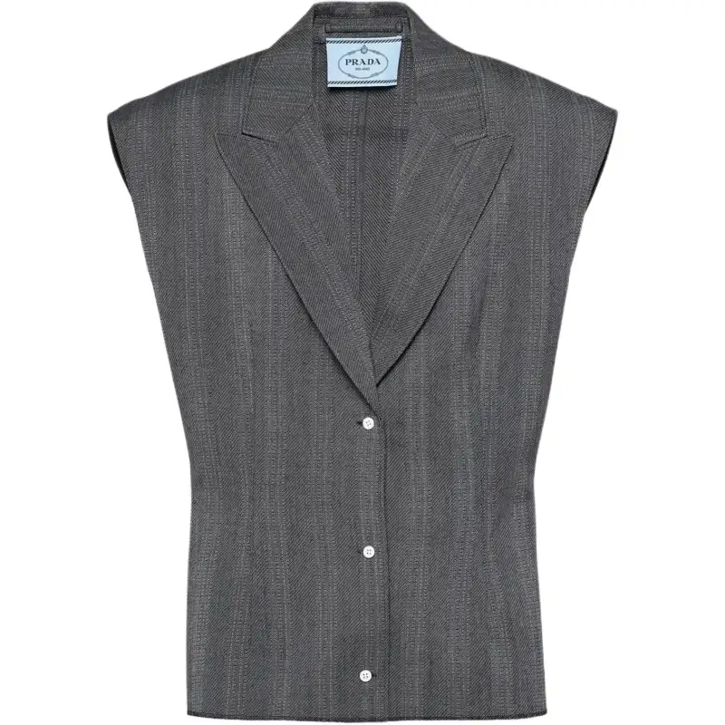 PRADA Single breasted Pinstripe Vest