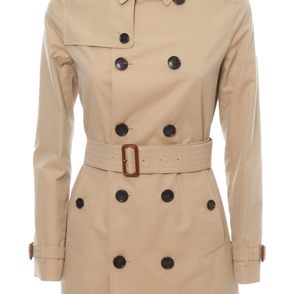 Пальто Burberry (бежевое) — фото 5