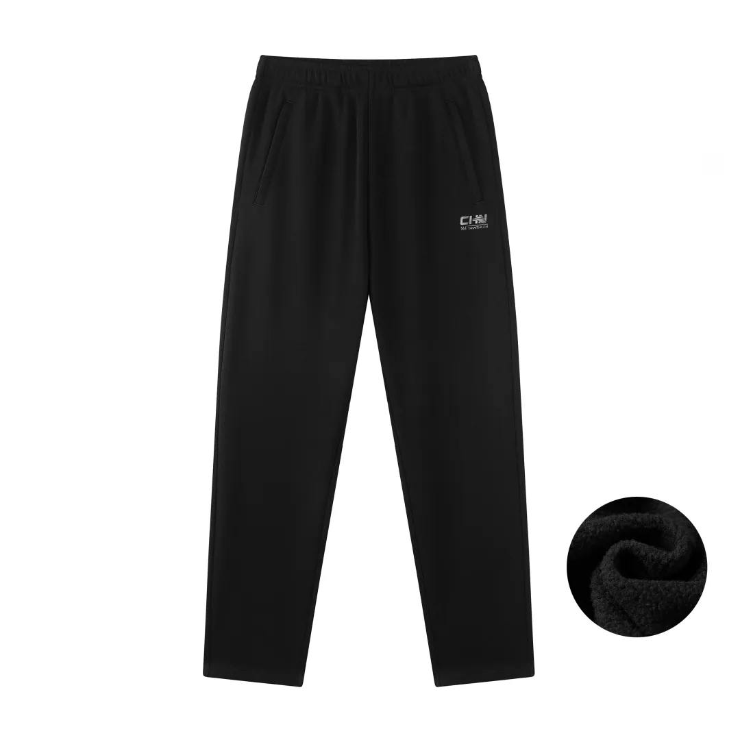 361° Knitted Sweatpants Unisex Thickened Straight Fit Pants