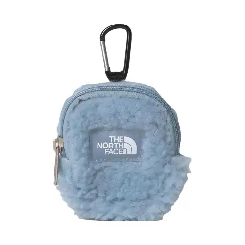The north face, foldable wallet with zipper, headphones, blue equipment bag for men and women, with your logo imprint, for beloved