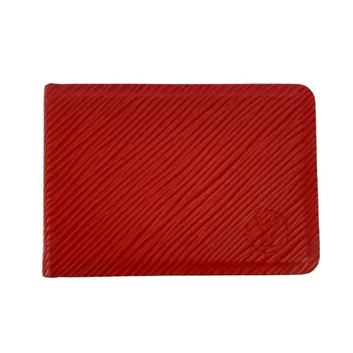 LOUIS VUITTON EPI Leather Wallet Women's Red