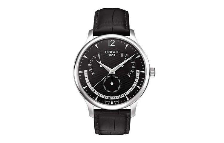 TISSOT Junya Collection Quartz Movement 30m Waterproof Men's Watches Watch 42mm Blue Dial Stainless Steel Case
