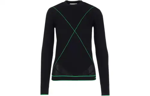 Bottega Veneta Sweaters Women's Black Crew Neck Moderate Other
