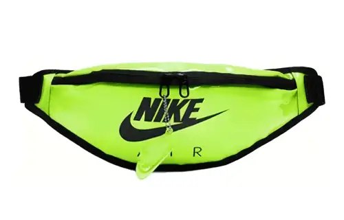 Nike Heritage Polyurethane Fanny Pack Unisex Neon Yellow