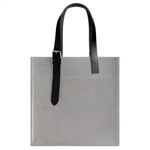 HERMES Etriviere Canvas Shoulder Bag Men's Light Beige