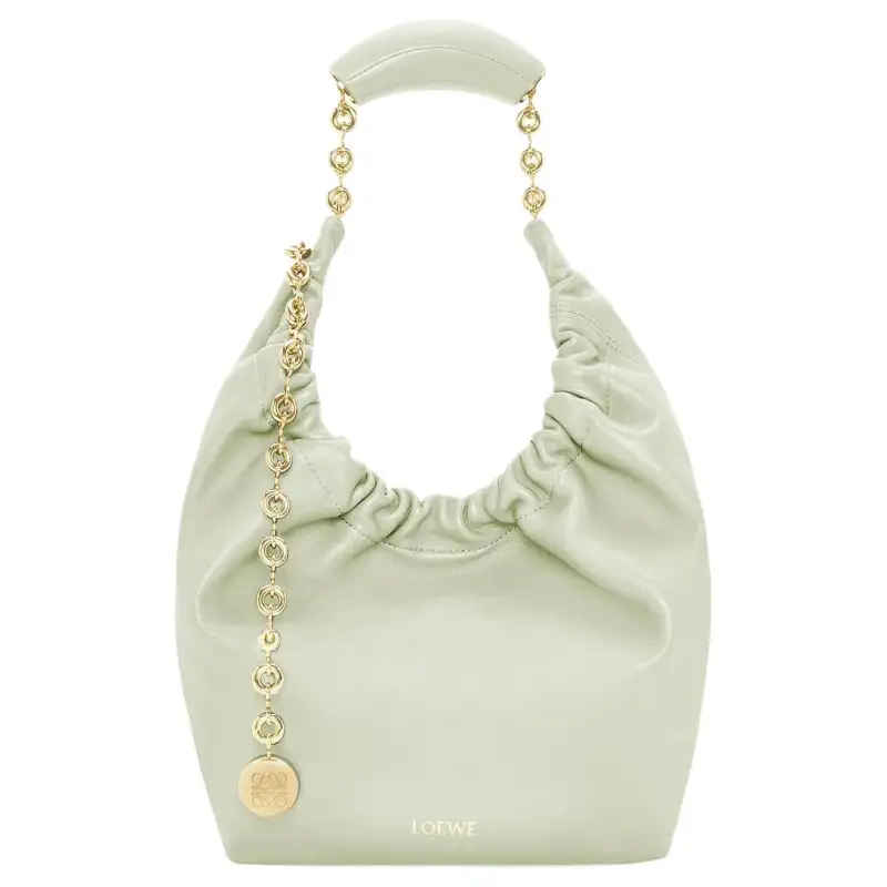 LOEWE Nappa Sheepskin Handbag Small Women's Spring Jade