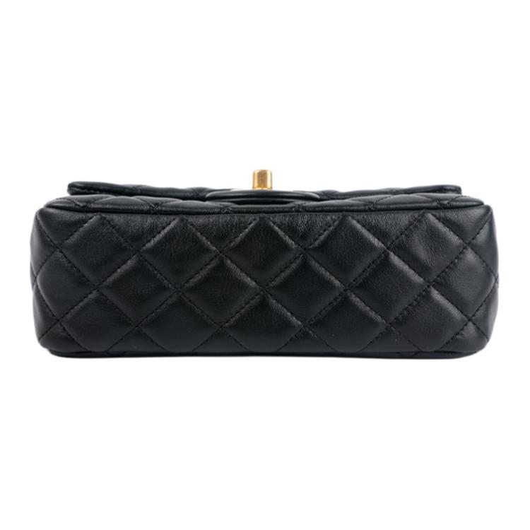 Женская сумка Chanel Classic Flap CF 22S mini (черный) — фото 3