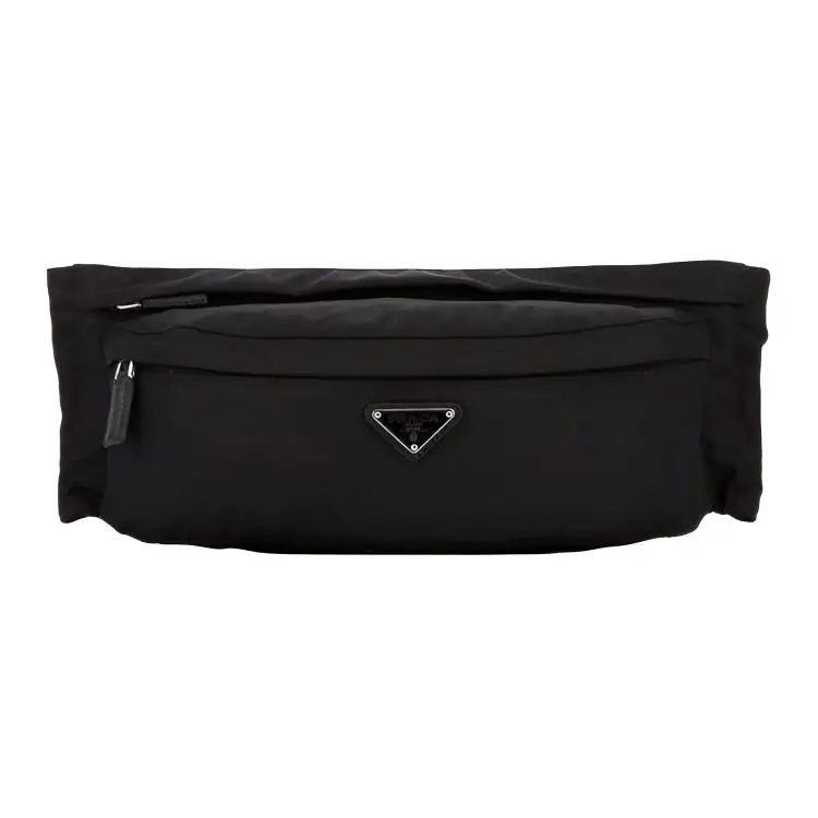 PRADA Nylon Fabric Fanny Pack Regular Unisex Black