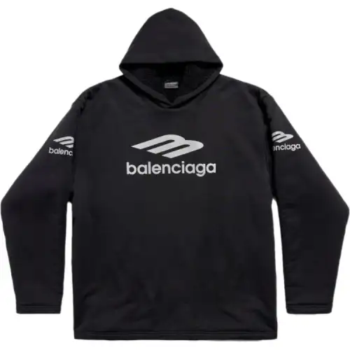 Balenciaga 3b Sports Icon Water Repellent Hoodie