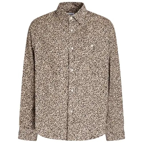 KENZO Shirts Men's Multicolor Lapel Moderate Shirt