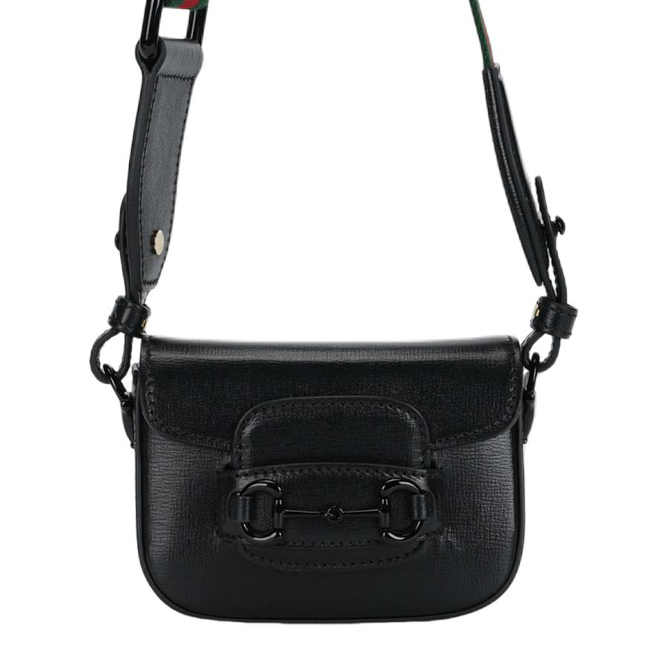 Женская сумка Gucci Horsebit 1955 (черная)