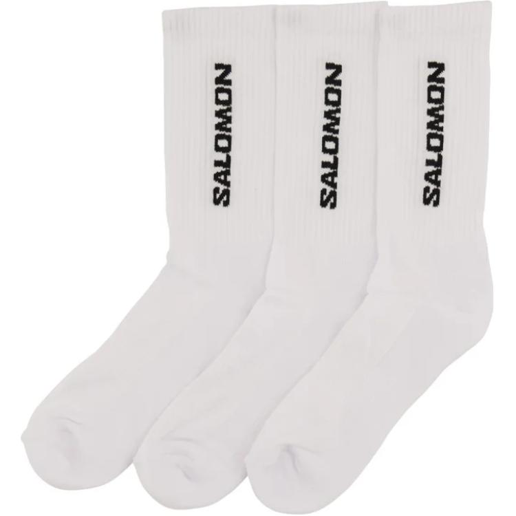 SALOMON Crew Socks Women’s 3 Pack White