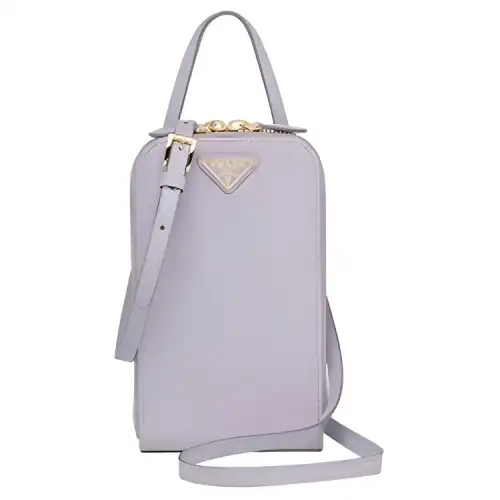 PRADA Saffiano Leather Handbag Women's Pink