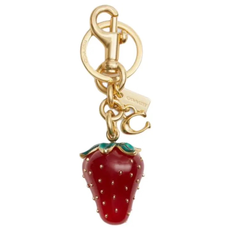 COACH Resin Pendants Unisex Red