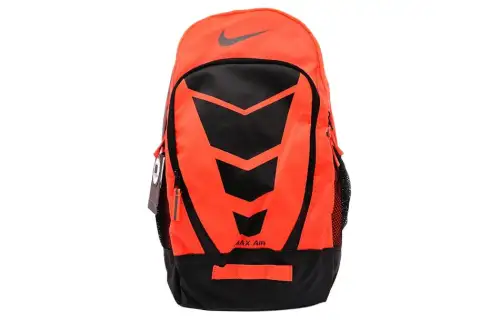 Nike Polyester Backpack Men's Orange & Black