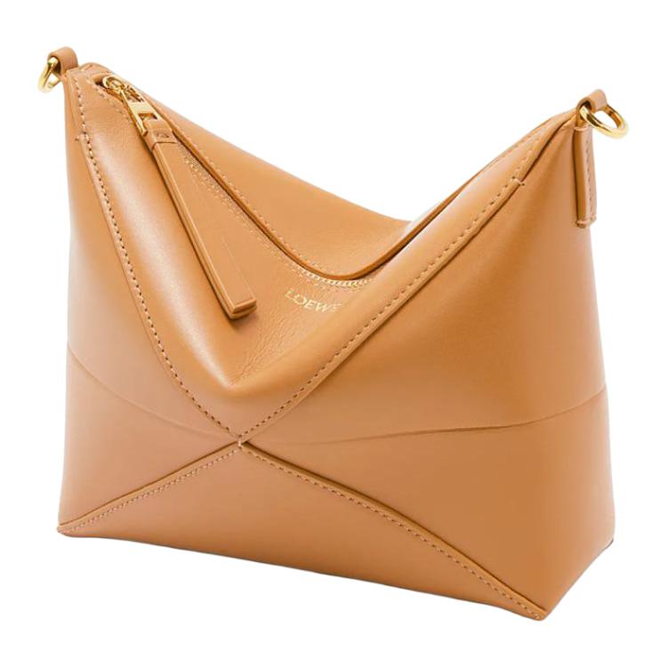 Женская сумка LOEWE (коричневая) — фото 4