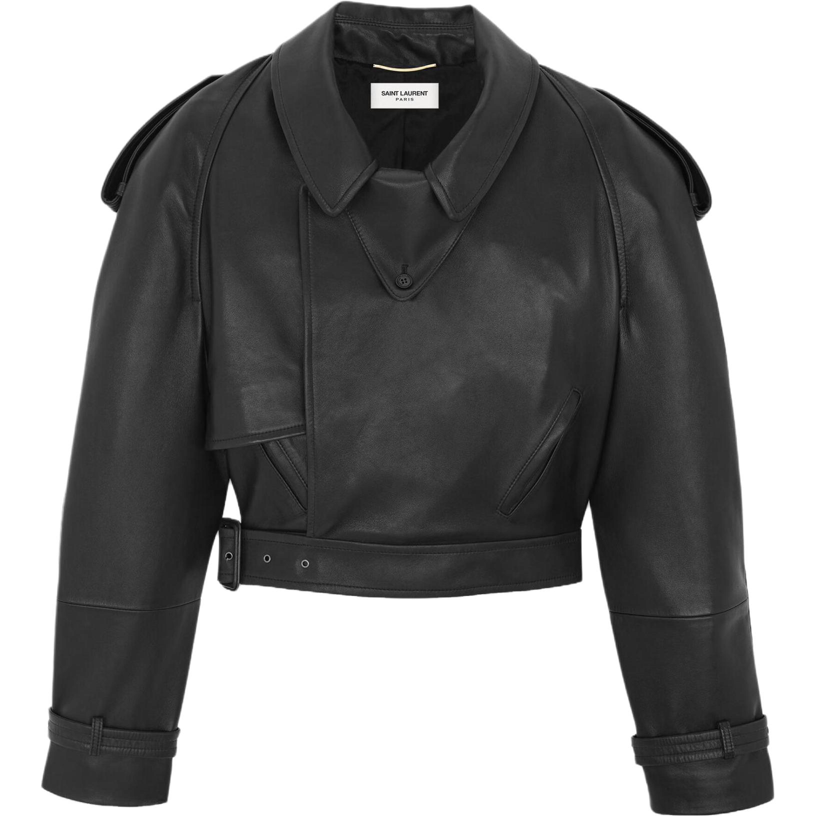 Женская куртка SAINT SAINT LAURENT (черная)