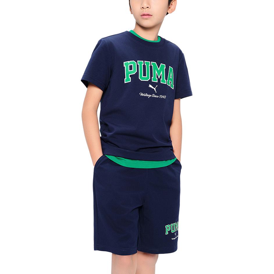 Футболка PUMA (темно-синяя) — фото 2