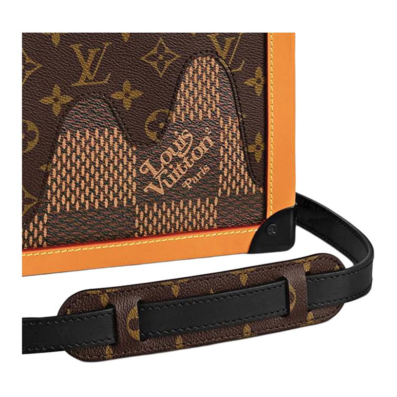Мужские сумка Louis Vuitton x Nigo (коричневая) — фото 5
