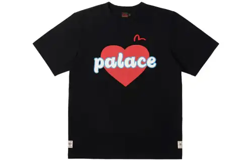PALACE X Evisu Heart T shirt